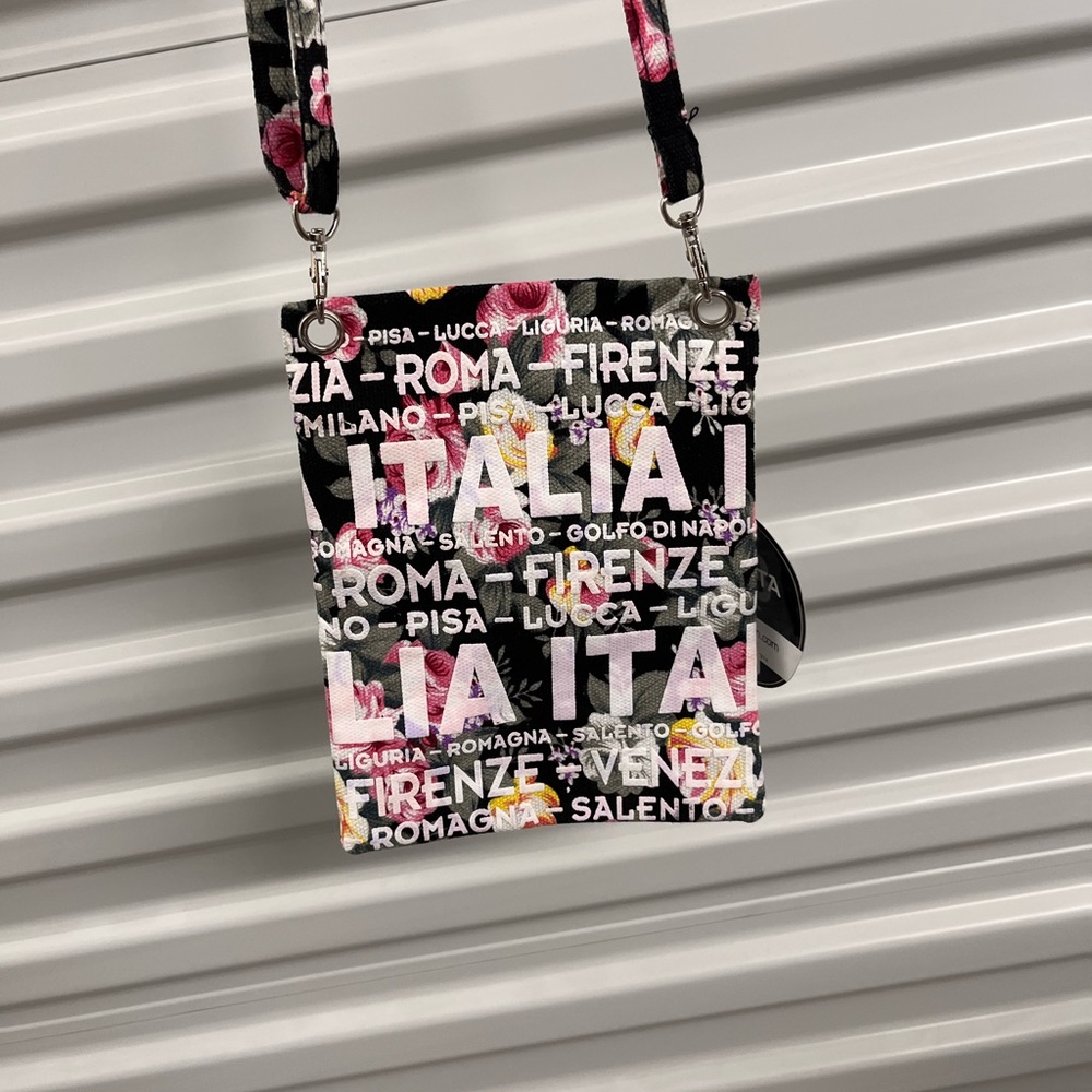 Stylish Italia Print Crossbody Bag